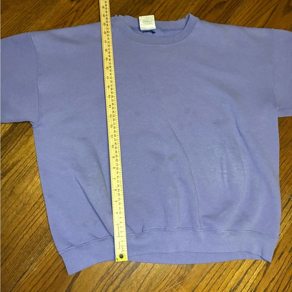 Tultex Lavender Crew Neck Sweater - Picture 3 of 9